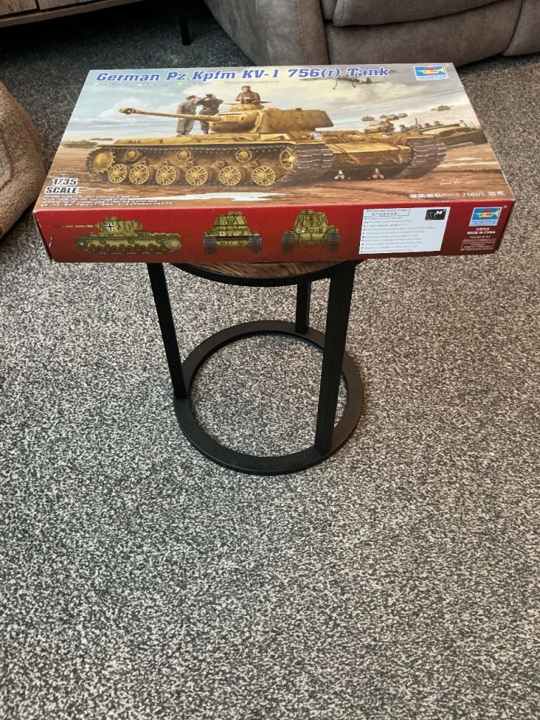 German Pz Kpfw KV-1 756(r) Tank Model Kit – New 1/35 scale, £20.00 for Sale