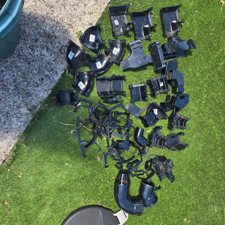 Black polypipe square gutter