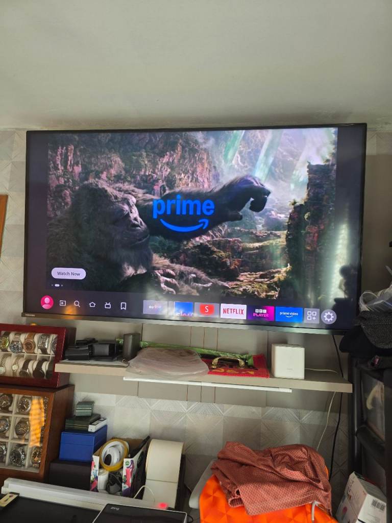 Amazon Toshiba Fire TV 55" 4K UHD smart TV, Stream live tv