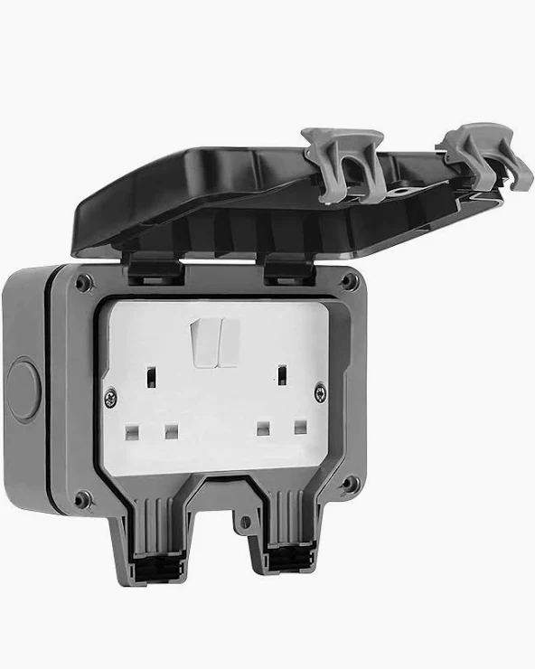 image for 2-socket outdoor gang