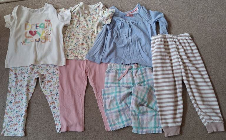 Girls Baby/Kids Clothing PJ's Bundle – , Good Condition