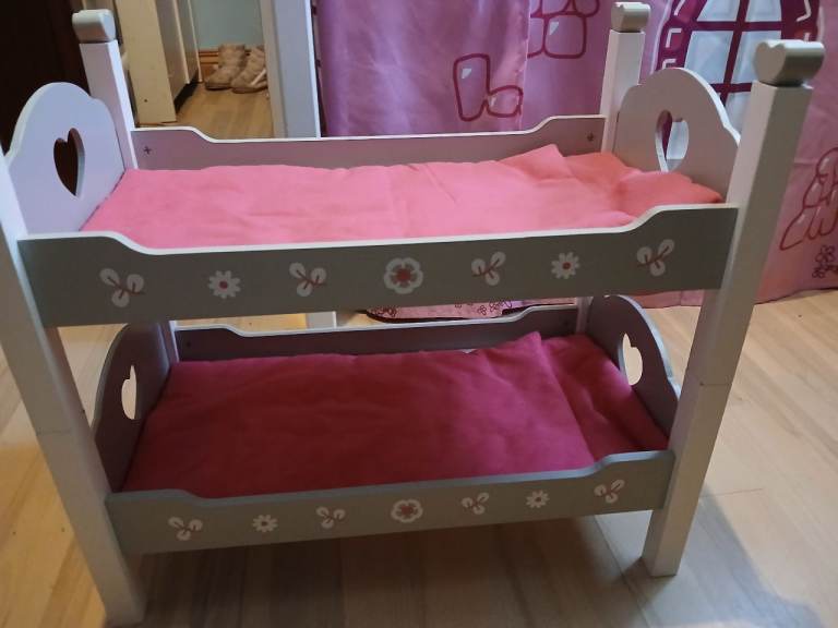 image for Wooden dolls bunk bed