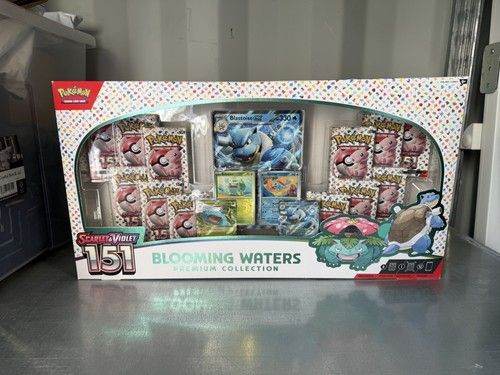 Pokemon 151 Blooming Waters Premium Collection - Brand New, Factory Sealed UK