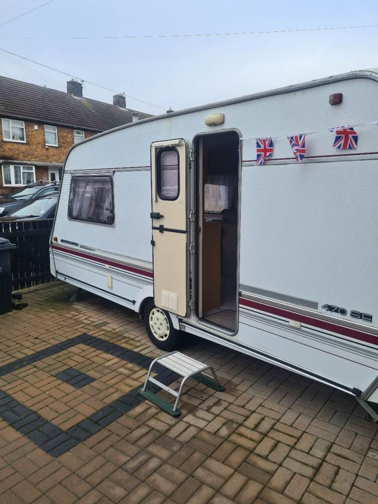 End washroom 2 berth caravan