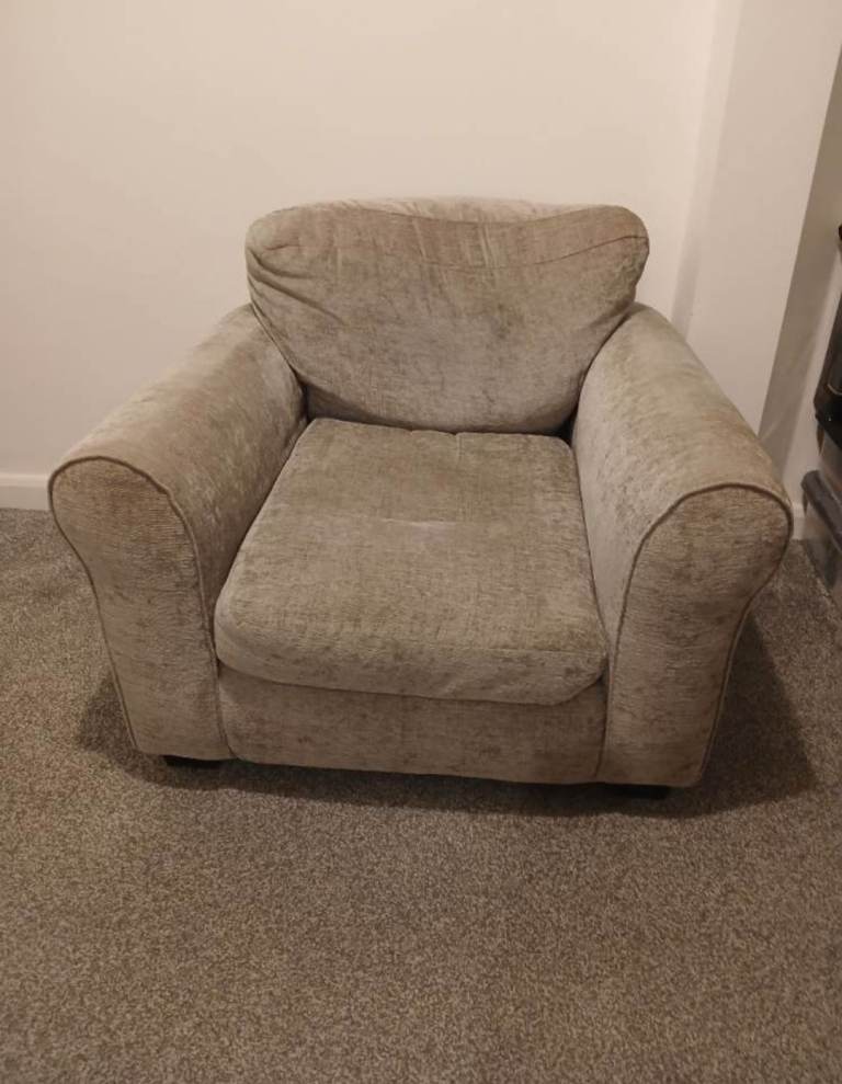 Comfy Beige Armchair