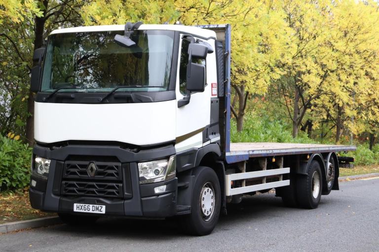 RENAULT T-RANGE T460 6X2 REARLIFT DRAWBAR EXTENDER FLATBED (2017)