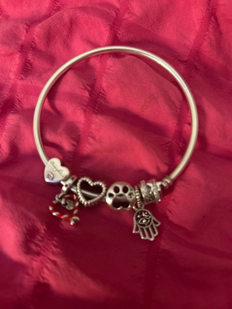 Pandora charm bracelet silver 