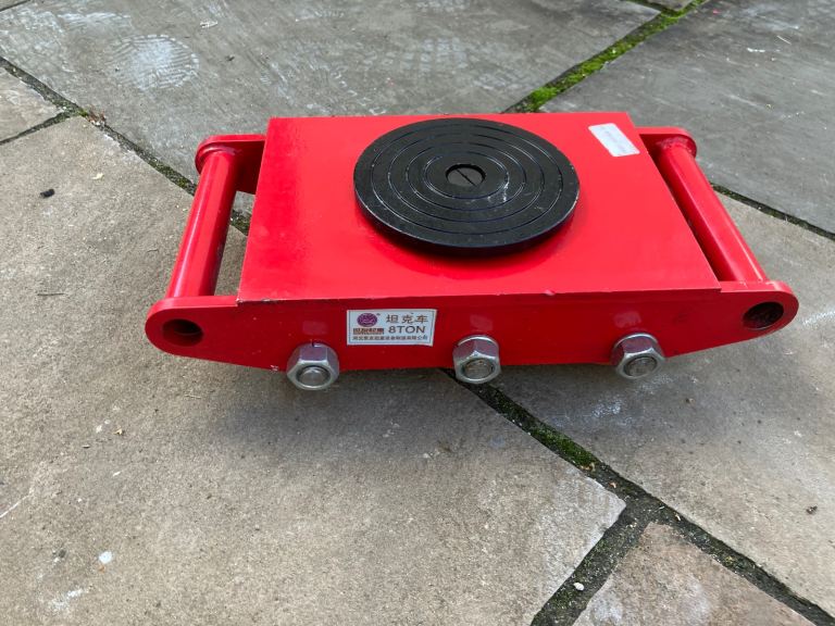 8 Ton Machinery Mover Machine Dolly Skate Machinery Roller Mover Cargo Trolley