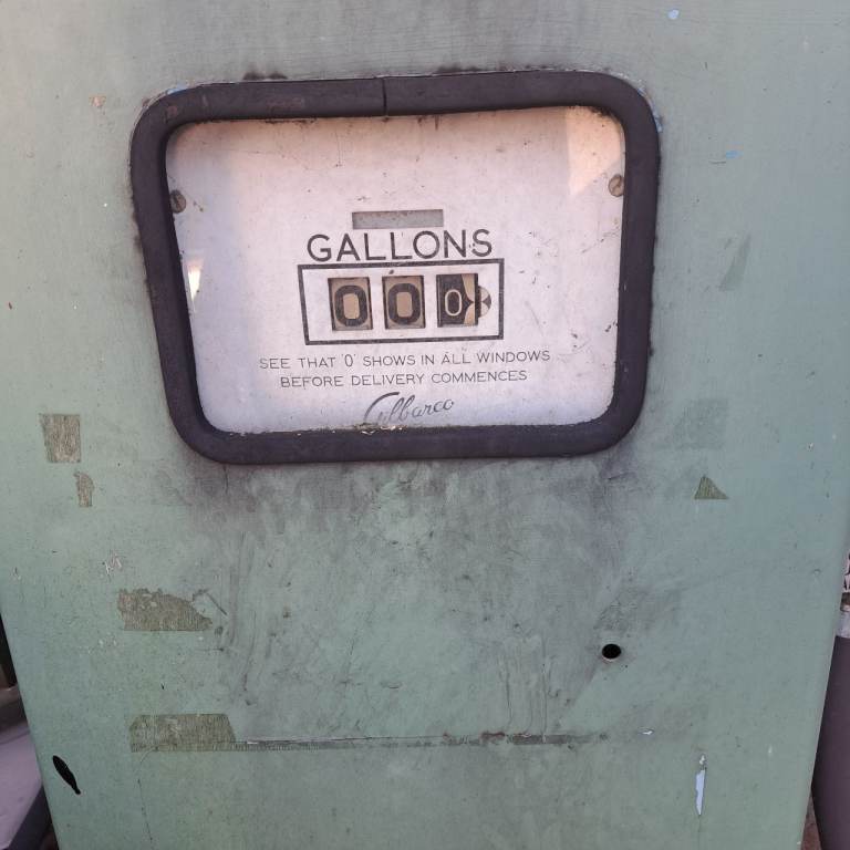 Vintage petrol pump 