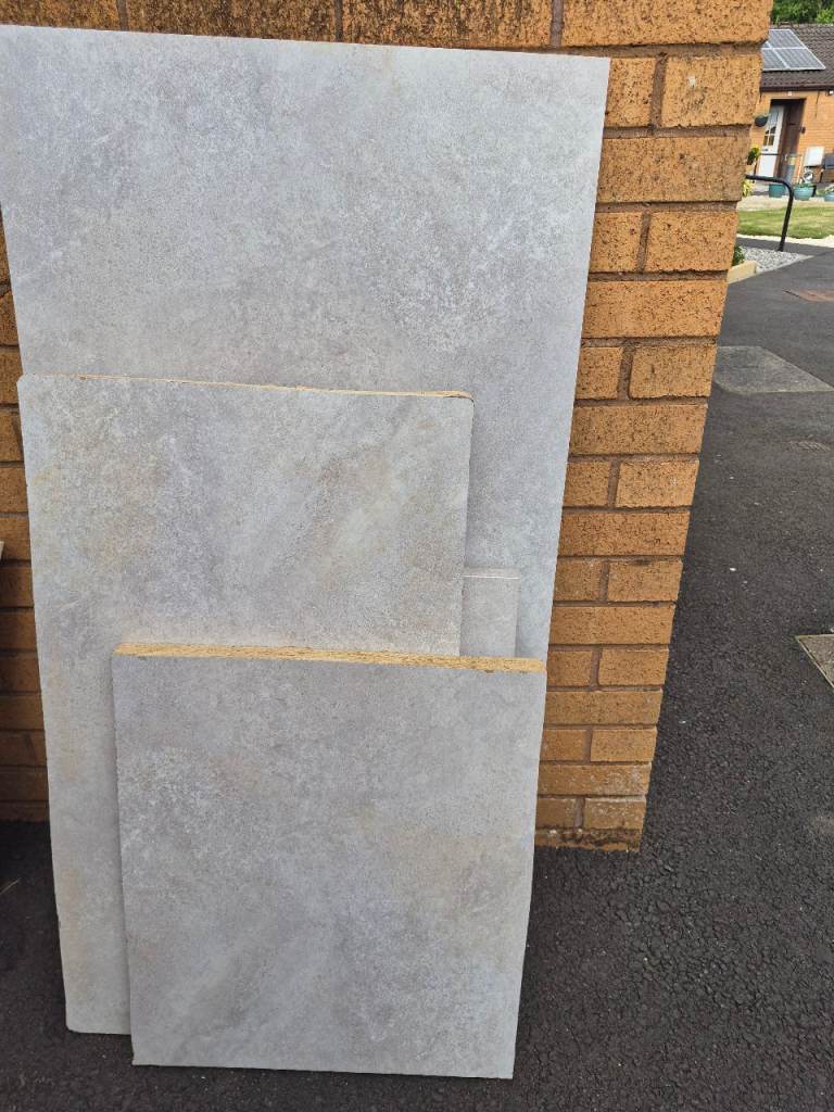 Free for Collection B&Q Kala Matt Light Grey Concrete Effect Worktop Various Sizes