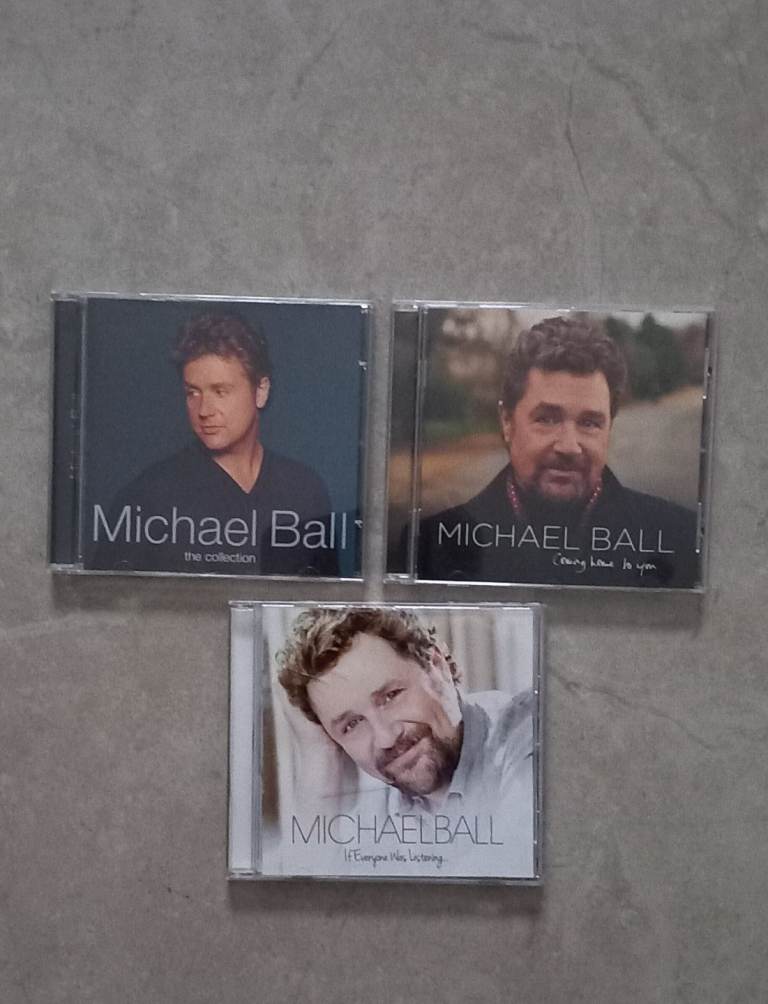 3 Michael Ball Cds. 50p each. 