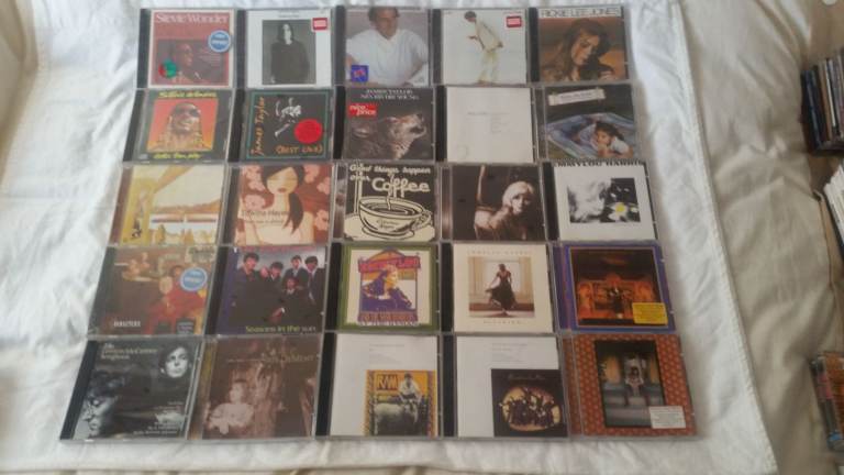 JOB LOT BUNDLE, COLLECTION of cds & dvds. Rock pop country etc. new/used £130