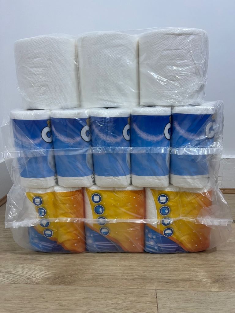 Kitchen rolls ,toilet rolls,White rolls