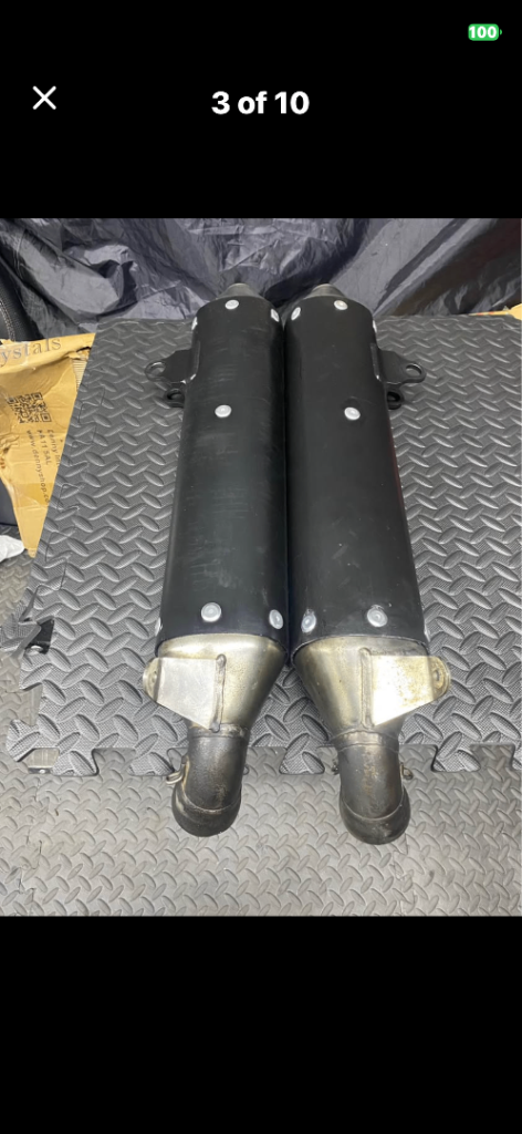 KTM duke2 640 silencers 2006