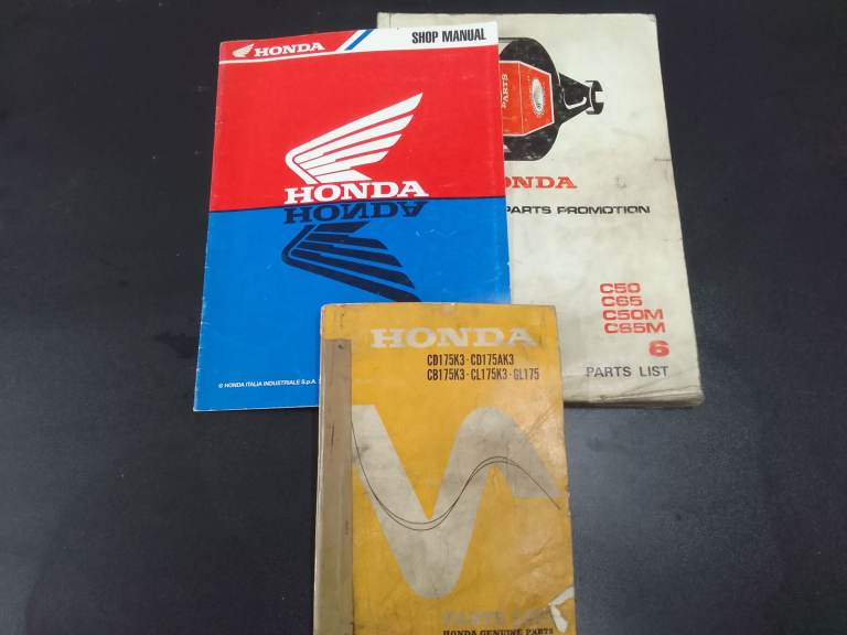 Honda motorcycle factory workshop manuals,all models