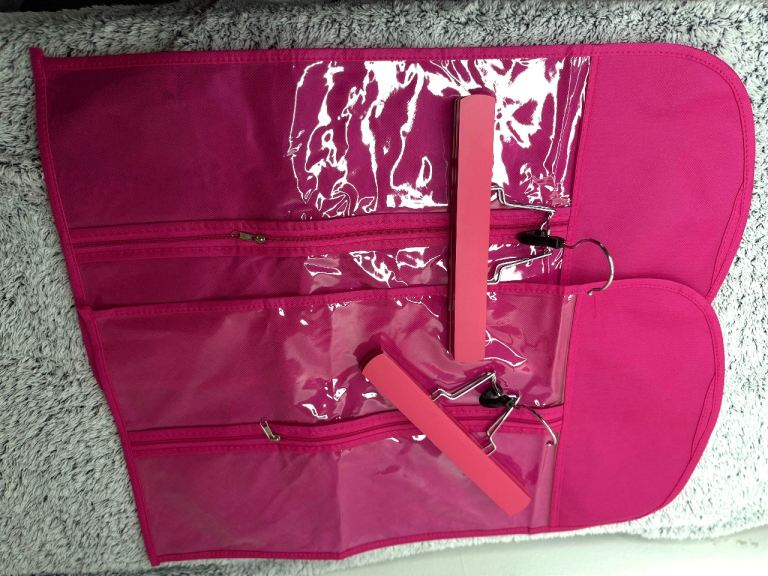2 Pcs Hair Extension Hanger with Storage Bag
