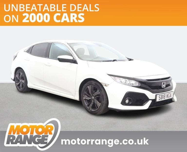 2018 Honda Civic 1.0 VTEC Turbo SR 5dr Hatchback PETROL Manual