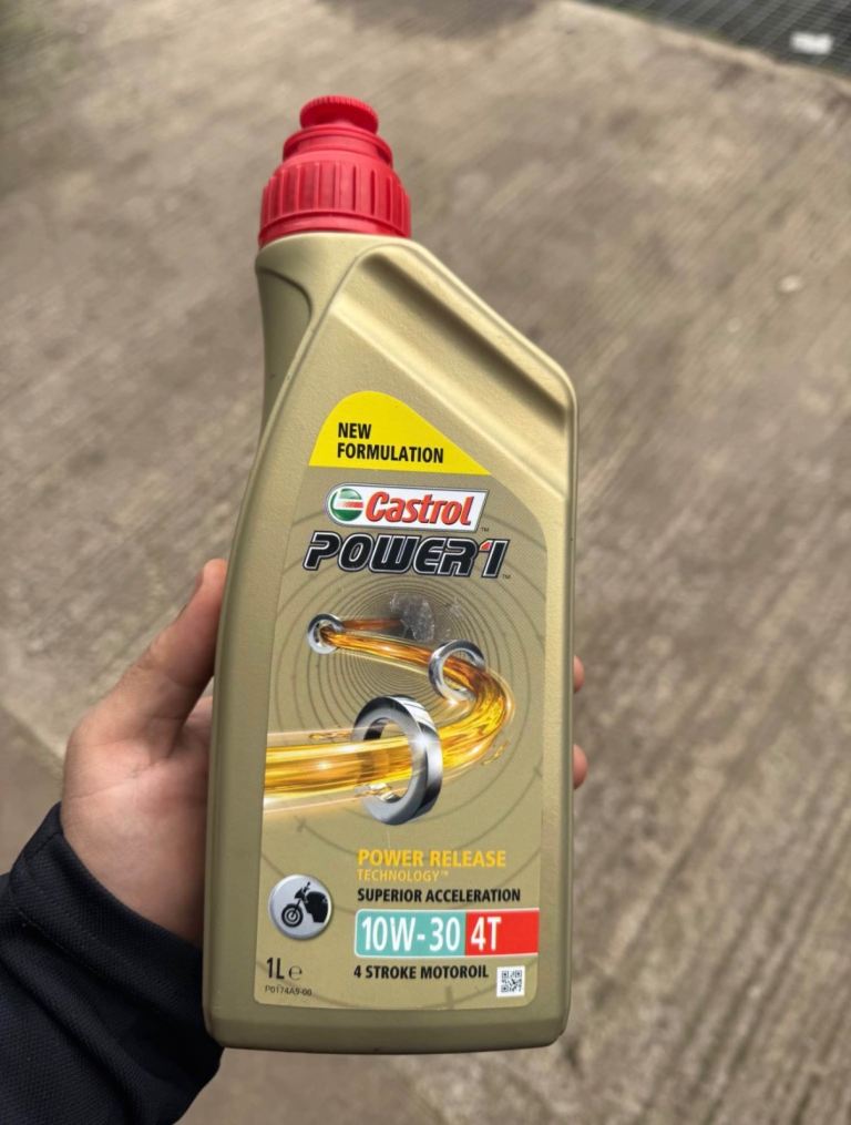 CASTROL POWER 1 10W-30 4T 4 STROKE MOTOR OIL NEW NEVER BEEN OPENED 