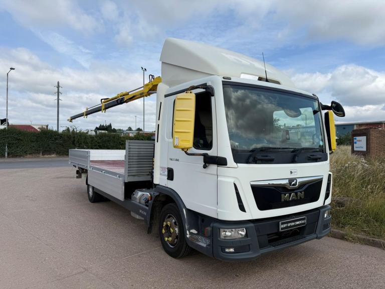 MAN TGL 7.160 2019 (19) EURO 6, 7.5 TON, 17' 8" DOUBLE DROPSIDE BODY, FITTED NEW