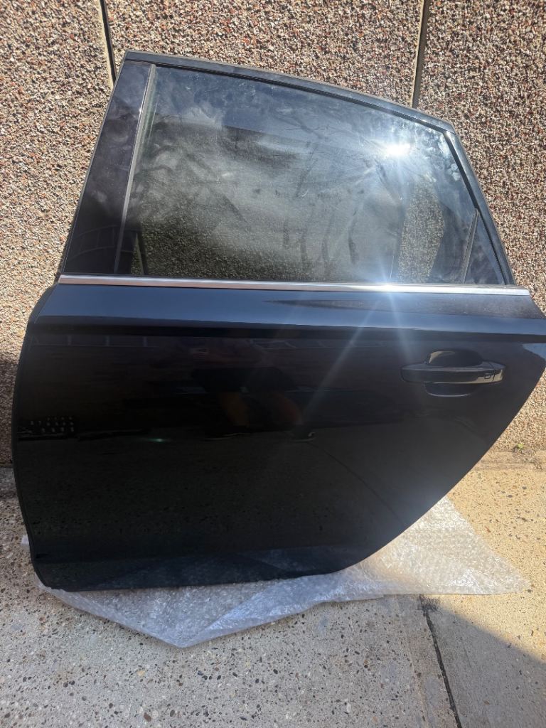 AUDI A6 C7 LEFT NEAR SIDE PASSENGER SIDE REAR DOOR BLUE LX5R 2012-2018