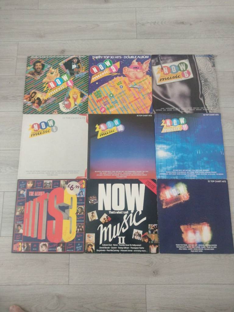 8 x Now That's What I Call Music vinyl collection 