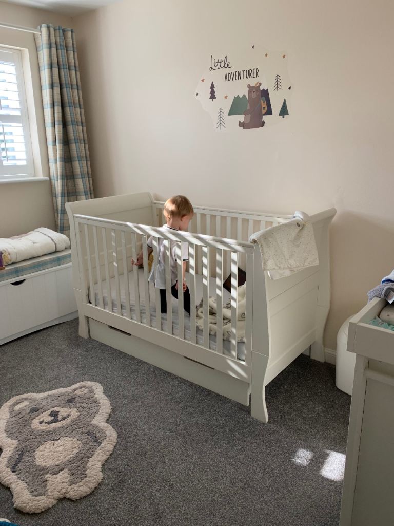 Mamas & Papas Mia Cotbed and drawer