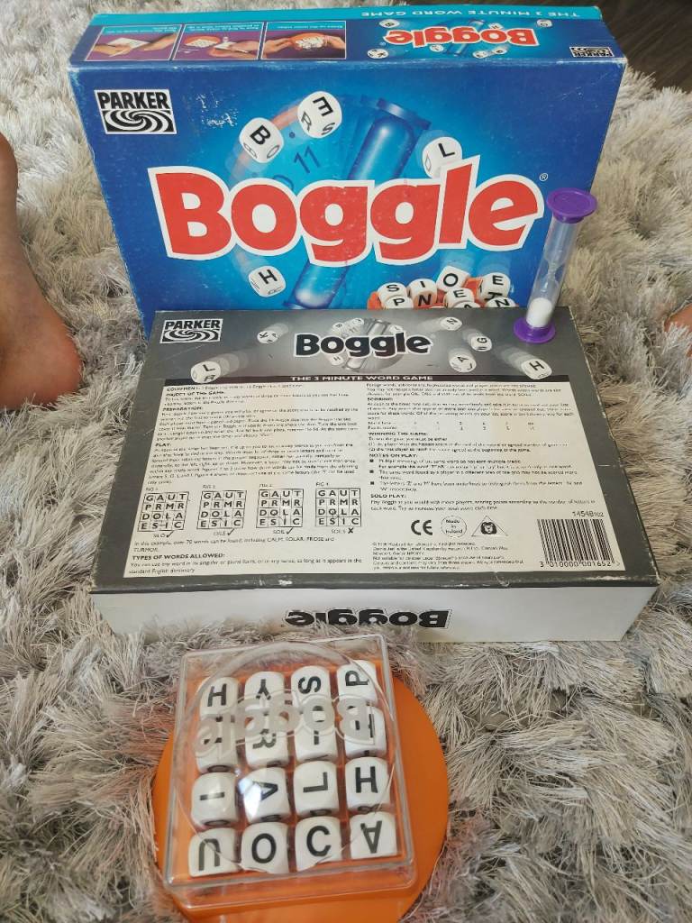 Classic Parker Boggle Word Game – Good Condition