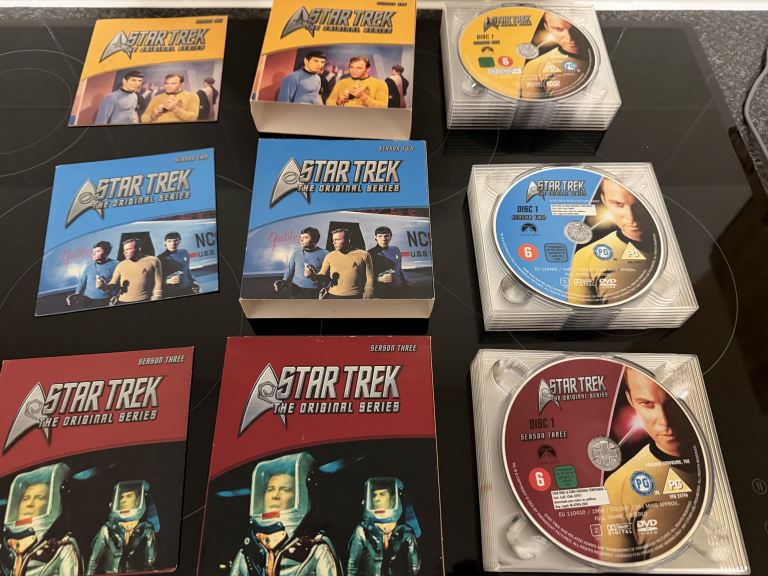 Original box set for Star Trek series 1-2 and three