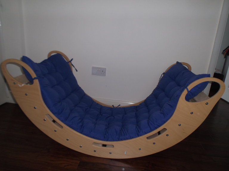 Sensory activity rocker, Montessori, King Size, by Woodeczka.