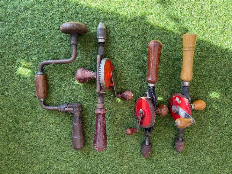 Vintage Hand Drills and Braces – Set of 4 exc Condition