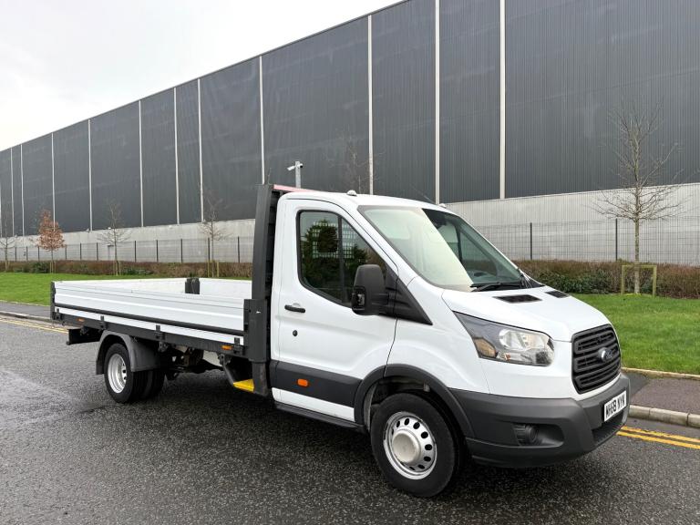 2019 Ford Transit 14FT DROPSIDE PICKUP LORRY-2.0 TDCI 130 PS-TWIN REAR WHEELS L4 CHASSIS CAB Dies...