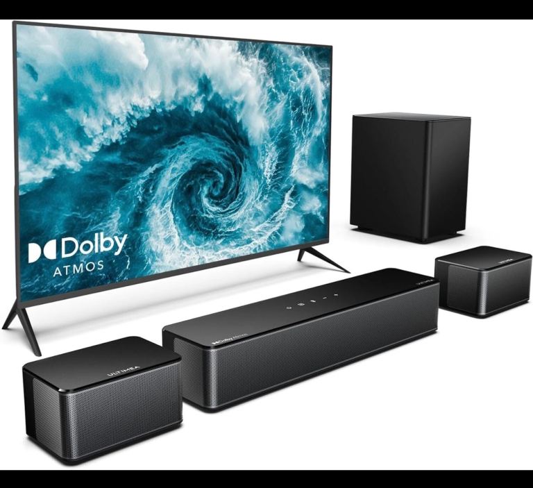 🔥 ULTIMEA Poseidon D60 – 5.1 Surround Soundbar System – Dolby Atmos / Massive Bass 410 Watts 🔥