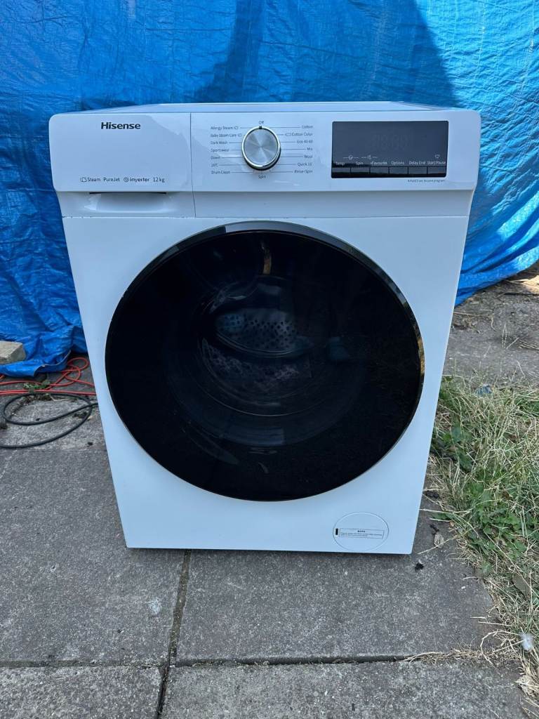  Hisense 12kg Washing Machine – Fully Working Free Delivery
