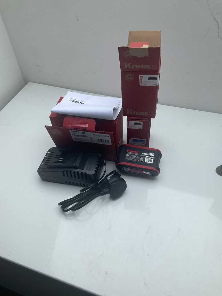 Kress batteries and charger