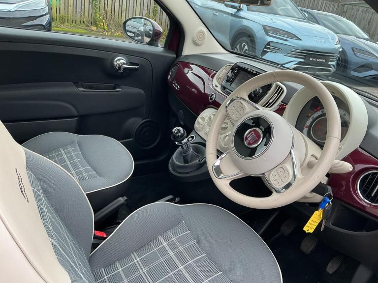 2018 Fiat 500 1.2 Lounge Hatchback 3dr Petrol Manual Euro 6 (s/s) (69 bhp) HATCHBACK Petrol Manual