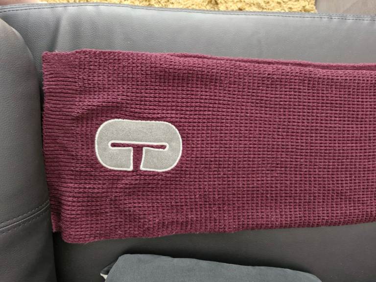 Alphabet "C" scarf and cushion in very good condition 