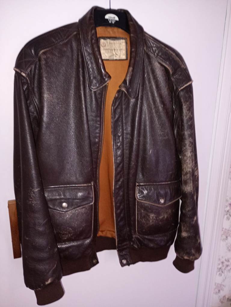 A2 Leather BomberJacket