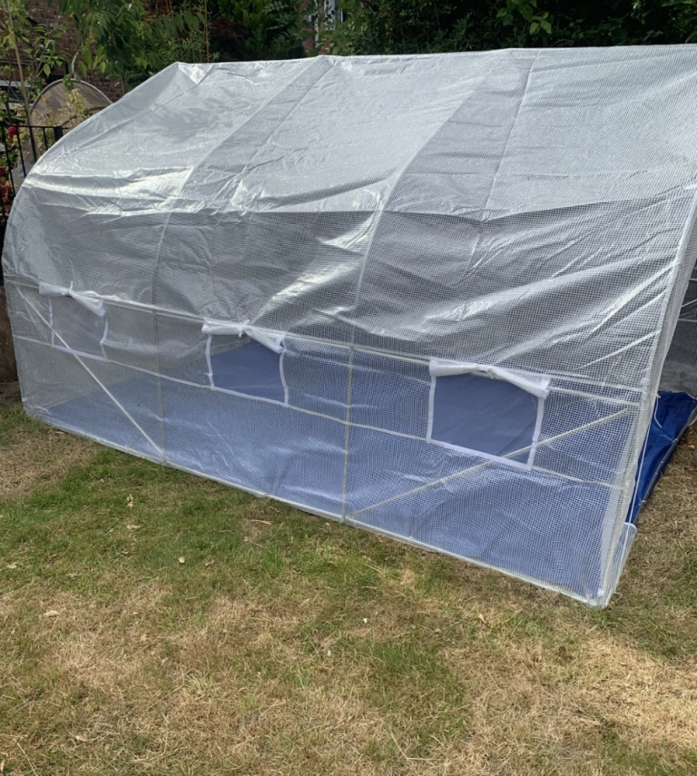 4.5 x 3 Meter Weather-Resistant Heavy-Duty Polytunnel for Plant Growing