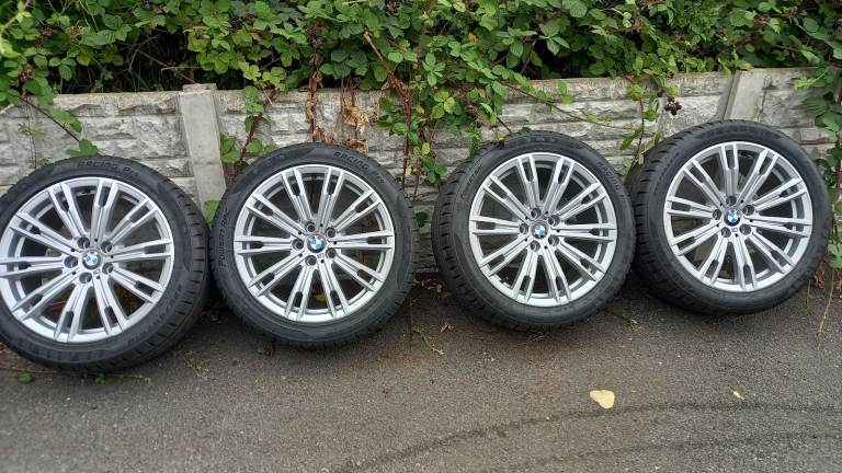 Genuine 18" Bmw 3/4 Series M- sport G20 G21 G22 G23 Staggered 5x112 Alloy Wheels
