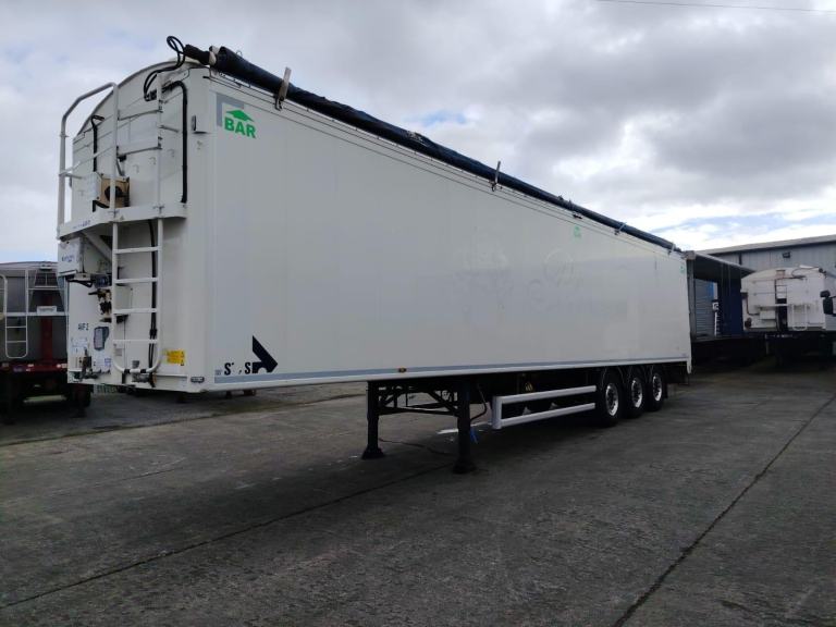 2019 Walking Floor trailer STAS Auto Cover Refurbished Floor Barn doors Nice