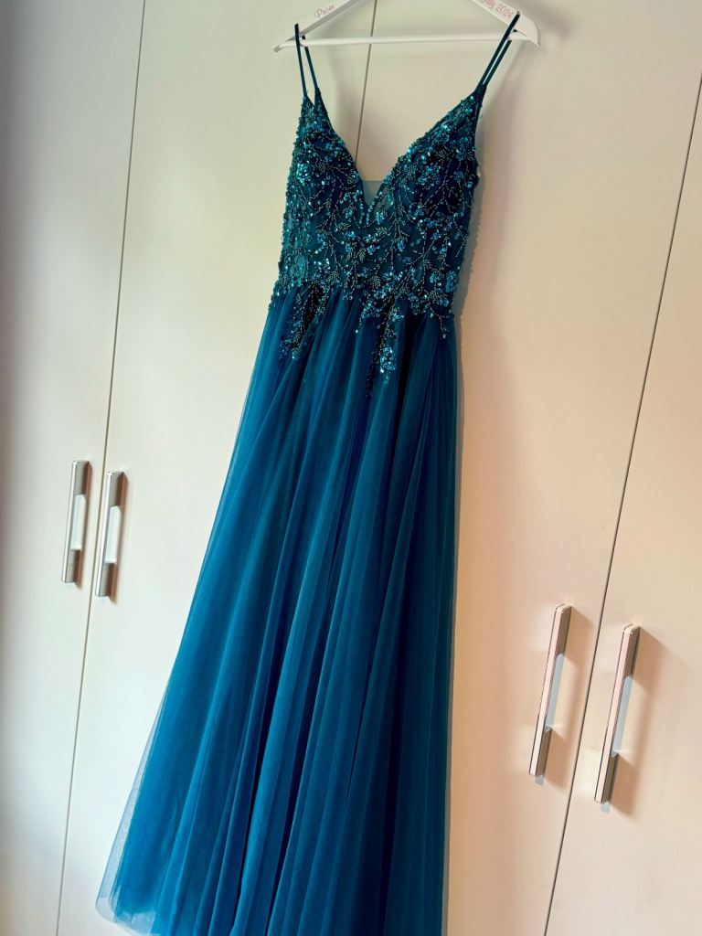 Denver prom dress size 8 in teal 
