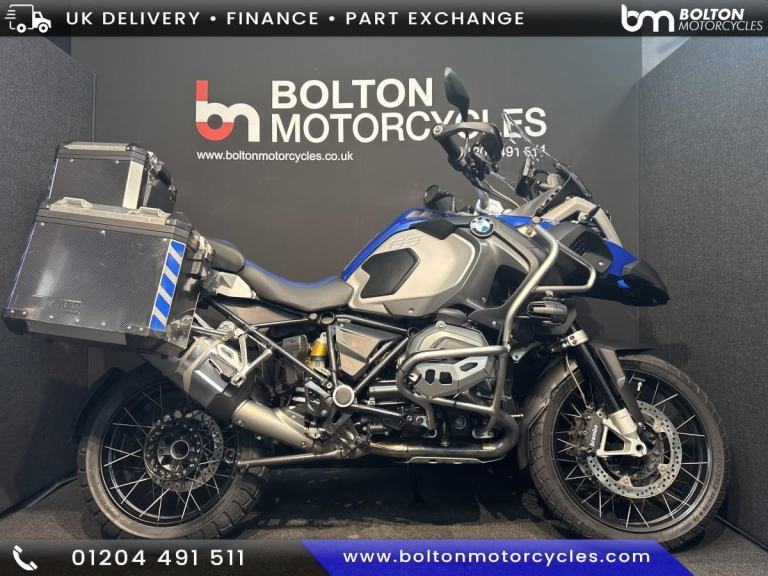 BMW R 1200 GS Adventure Motorcycle Blue