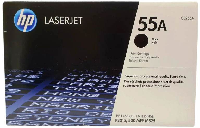 HP 55A CF255A LaserJet Toner Print Cartridge Black