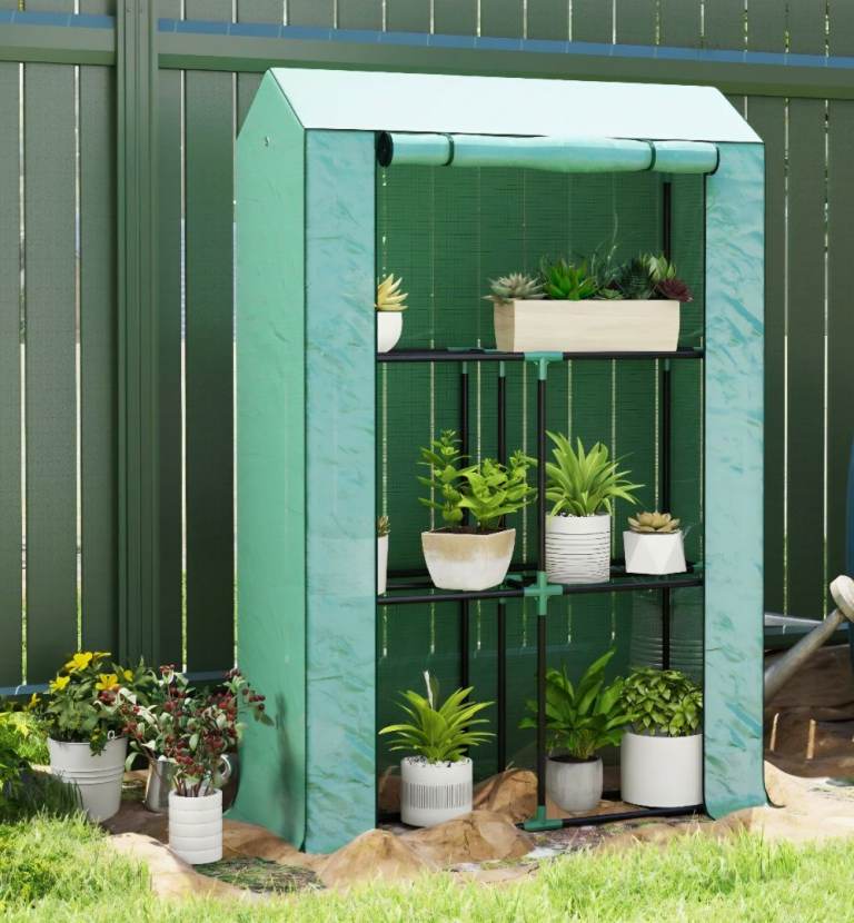 Outsunny 3 shelf mini greenhouse