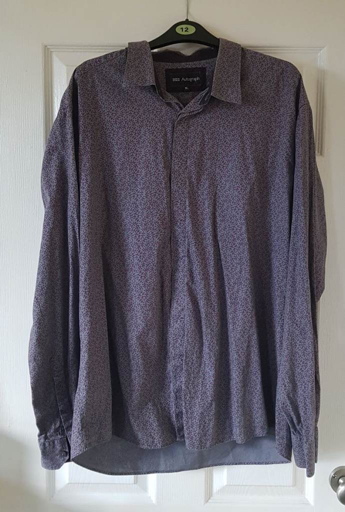 image for For sale is lovely M&S Autograph shirt, size XL.