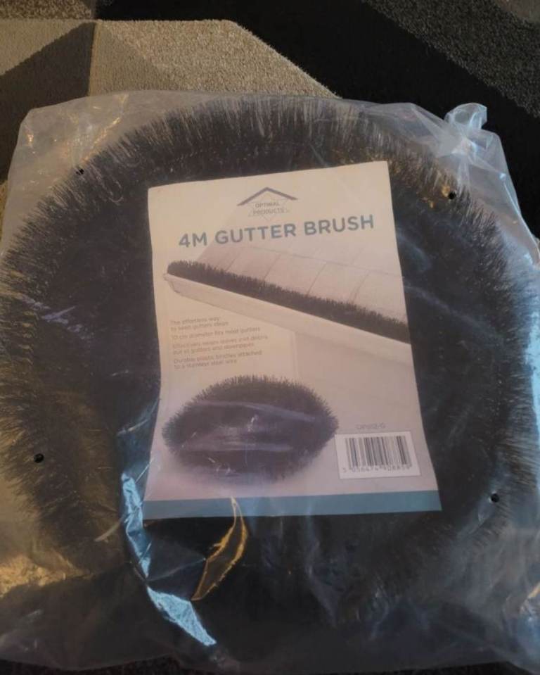 Optimal Products 4M Gutter Brush – New, Unused