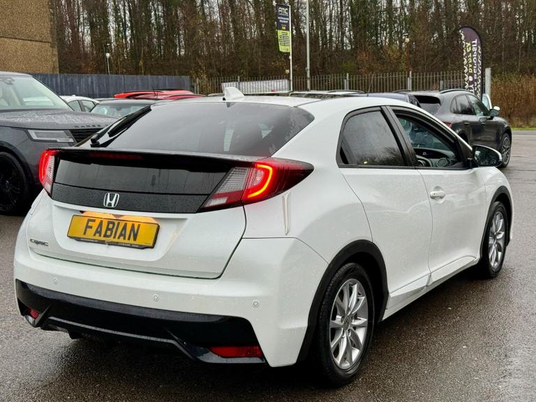 2015 Honda Civic 1.6 i-DTEC SR Euro 5 *Pearl White - Pan Roof - 60 MPG**