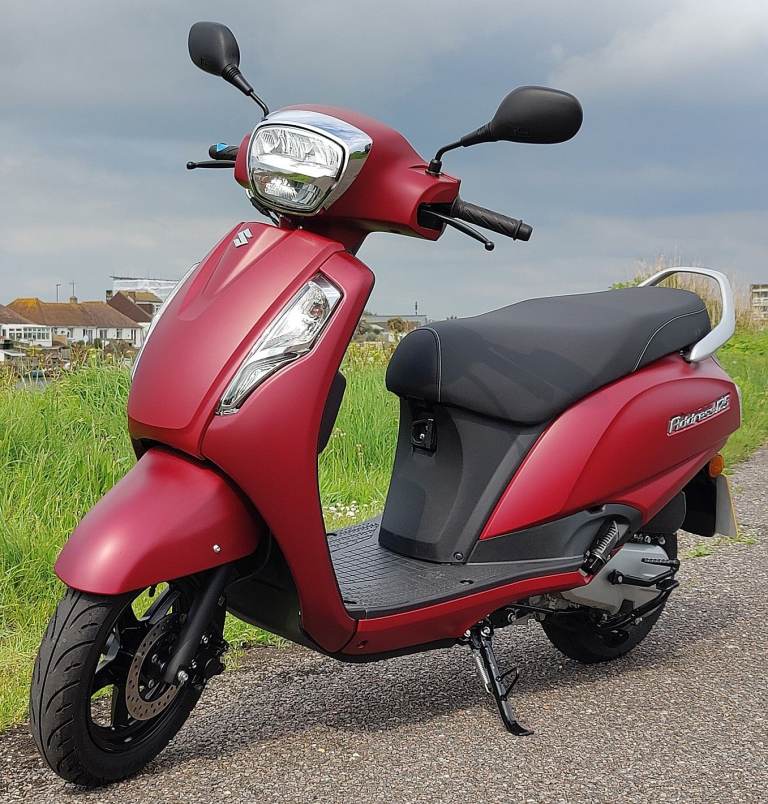 Suzuki Address 125 - 1600 miles - Matt Burgundy (2024)