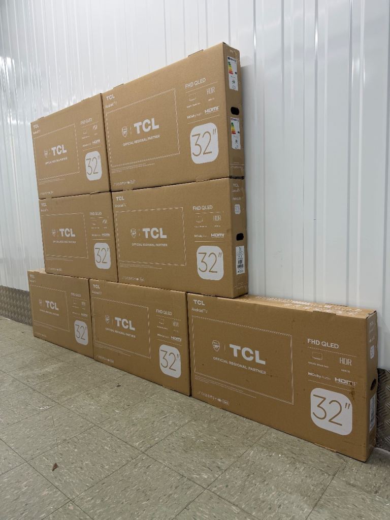 Brand new 2025 TCL 32 Inch Qled Full HD Smart Android Google TV 