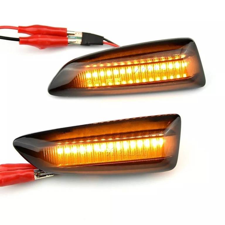 BRAND NEW Tinted Smoked LED Side Indicators for Vauxhall Astra J (2009-2018)